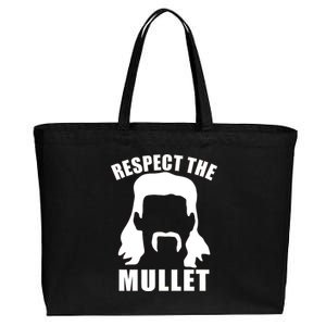 Respect The Mullet Cotton Canvas Jumbo Tote