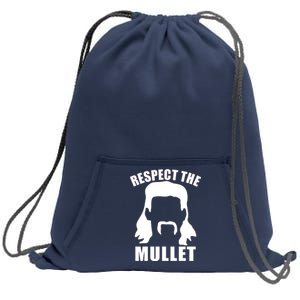 Respect The Mullet Sweatshirt Cinch Pack Bag