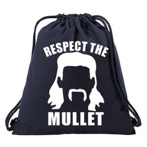 Respect The Mullet Drawstring Bag