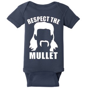 Respect The Mullet Baby Bodysuit