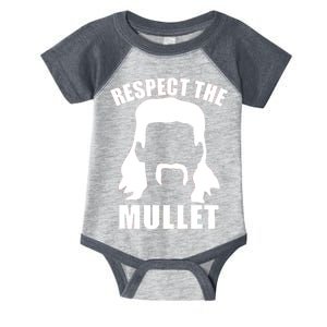 Respect The Mullet Infant Baby Jersey Bodysuit