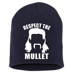 Respect The Mullet Short Acrylic Beanie