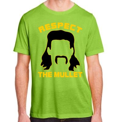 Respect The Mullet Hair Game Adult ChromaSoft Performance T-Shirt