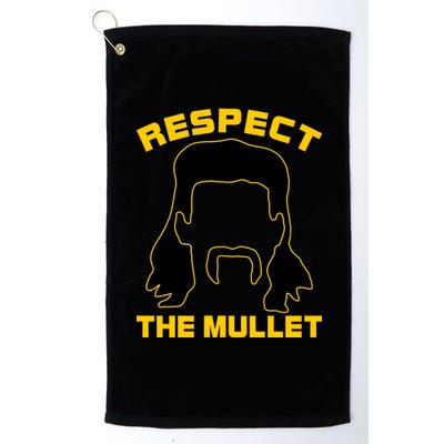 Respect The Mullet Hair Game Platinum Collection Golf Towel