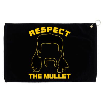 Respect The Mullet Hair Game Grommeted Golf Towel