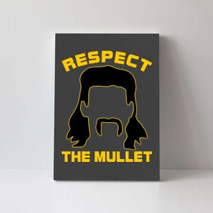 Respect The Mullet Hair Game Canvas