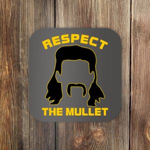 Respect The Mullet Hair Game Coaster