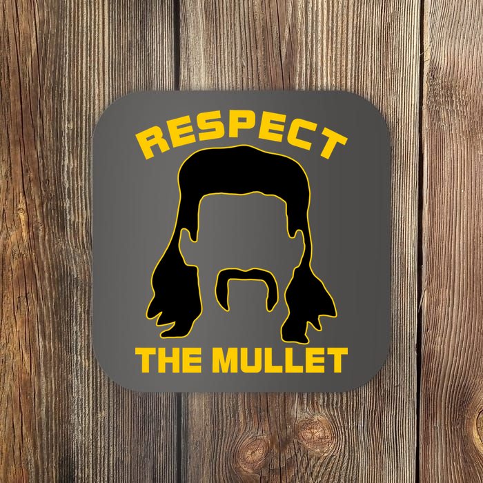 Respect The Mullet Hair Game Coaster