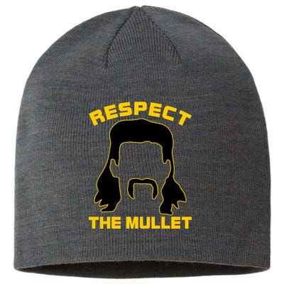 Respect The Mullet Hair Game Sustainable Beanie