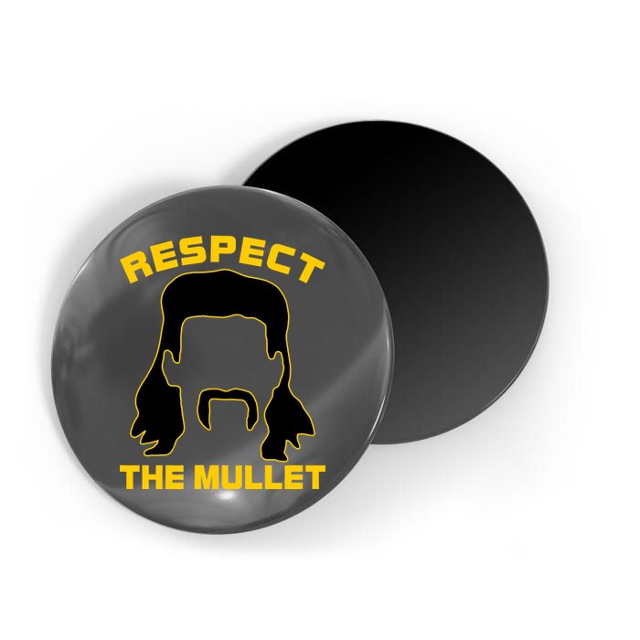 Respect The Mullet Hair Game Magnet