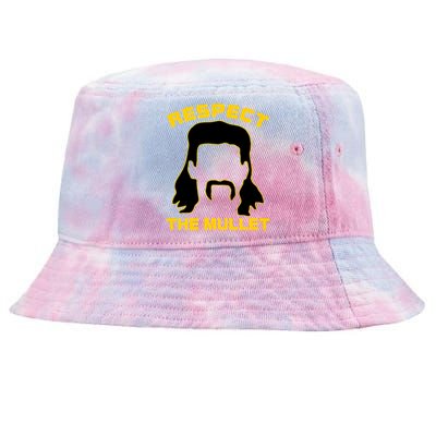 Respect The Mullet Hair Game Tie-Dyed Bucket Hat