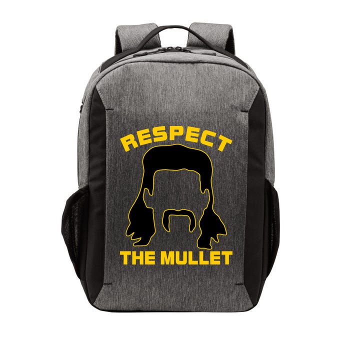 Respect The Mullet Hair Game Vector Backpack