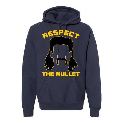 Respect The Mullet Hair Game Premium Hoodie