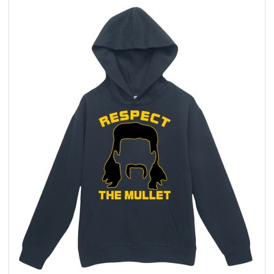 Respect The Mullet Hair Game Urban Pullover Hoodie