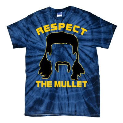 Respect The Mullet Hair Game Tie-Dye T-Shirt