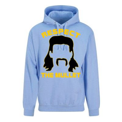 Respect The Mullet Hair Game Unisex Surf Hoodie