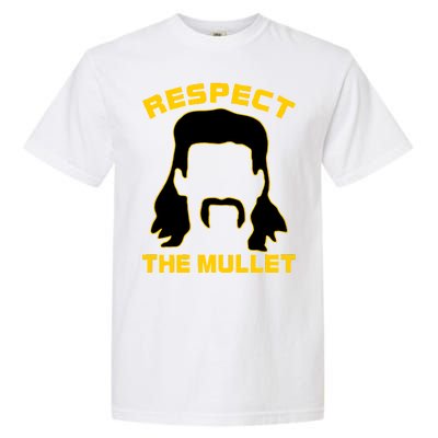 Respect The Mullet Hair Game Garment-Dyed Heavyweight T-Shirt