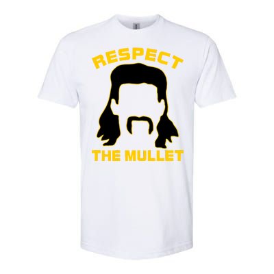 Respect The Mullet Hair Game Softstyle CVC T-Shirt