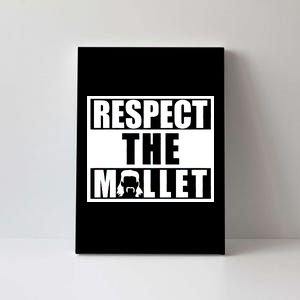 Respect The Mullet Hair Game Box Graphic Canvas