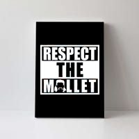 Respect The Mullet Hair Game Box Graphic Canvas