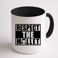 Respect The Mullet Hair Game Box Graphic Mug