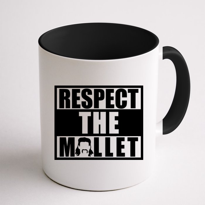 Respect The Mullet Hair Game Box Graphic Mug
