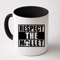 Respect The Mullet Hair Game Box Graphic Mug