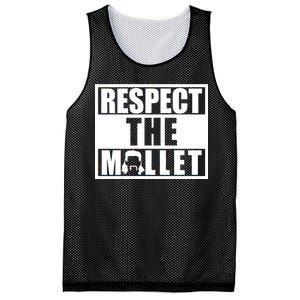 Respect The Mullet Hair Game Box Graphic Mesh Reversible Basketball Jersey Tank