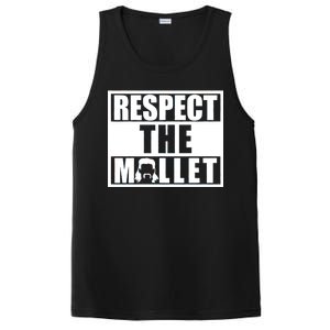 Respect The Mullet Hair Game Box Graphic PosiCharge Competitor Tank