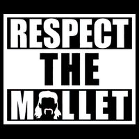 Respect The Mullet Hair Game Box Graphic Womens T-Shirt