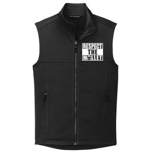 Respect The Mullet Hair Game Box Graphic Collective Smooth Fleece Vest