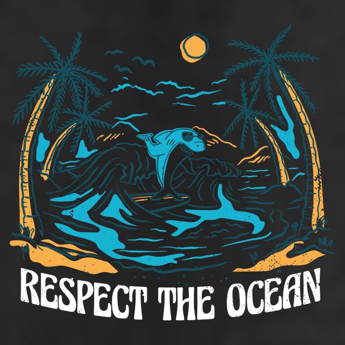 Respect The Ocean Cool Comfort Performance Bucket Hat