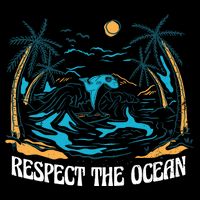 Respect The Ocean USA-Made Doggie Bandana