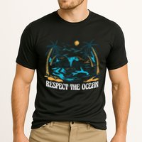 Respect The Ocean Cooling Performance Crew T-Shirt
