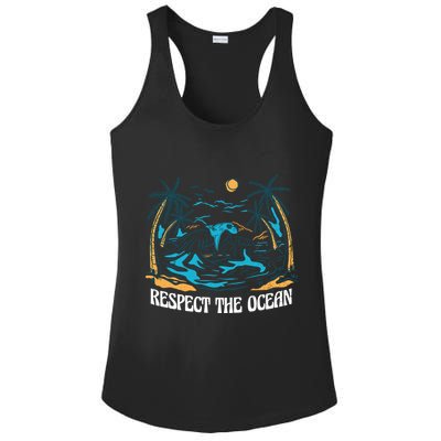 Respect The Ocean Ladies PosiCharge Competitor Racerback Tank