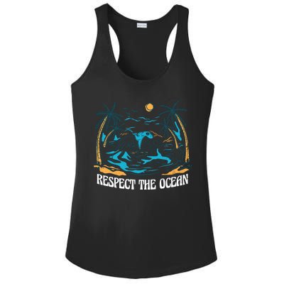 Respect The Ocean Ladies PosiCharge Competitor Racerback Tank