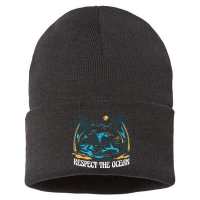 Respect The Ocean Sustainable Knit Beanie