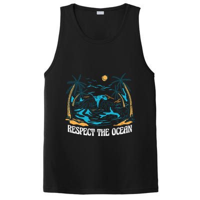Respect The Ocean PosiCharge Competitor Tank