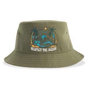 Respect The Ocean Sustainable Bucket Hat