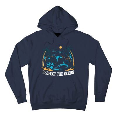 Respect The Ocean Tall Hoodie