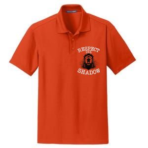 Respect The Shadow Groundhog Dry Zone Grid Polo