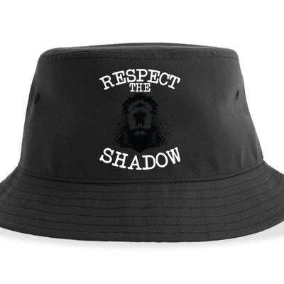 Respect The Shadow Groundhog Sustainable Bucket Hat