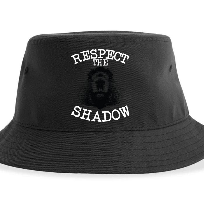 Respect The Shadow Groundhog Sustainable Bucket Hat