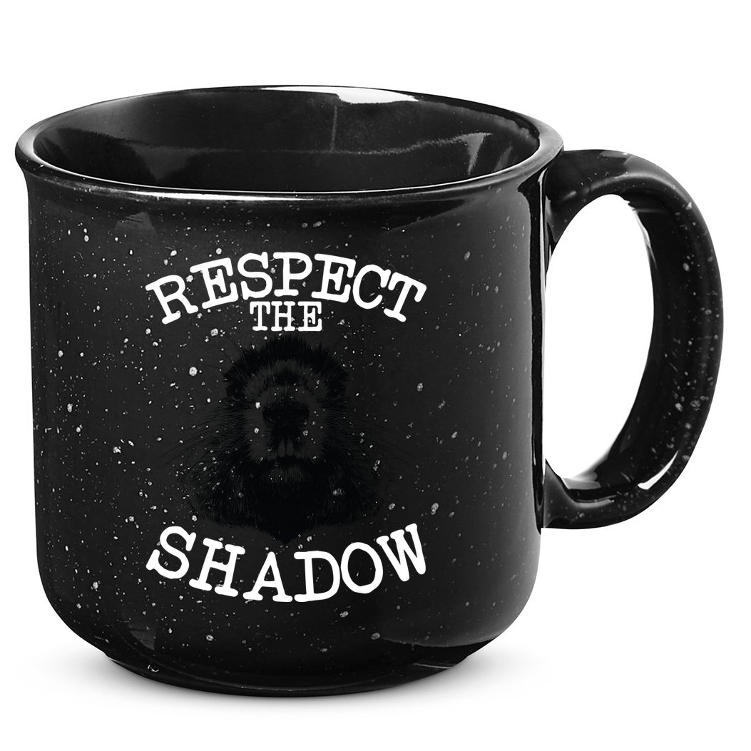 Respect The Shadow Groundhog 15oz Campfire Ceramic Mug
