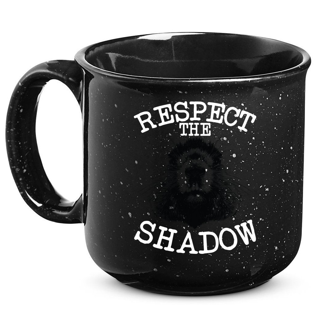Respect The Shadow Groundhog 15oz Campfire Ceramic Mug