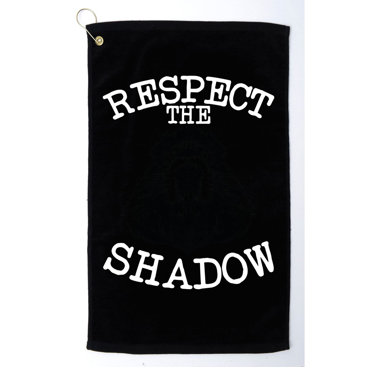 Respect The Shadow Groundhog Golf Towel