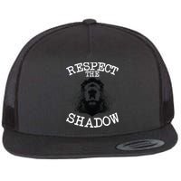 Respect The Shadow Groundhog Flat Bill Trucker Hat