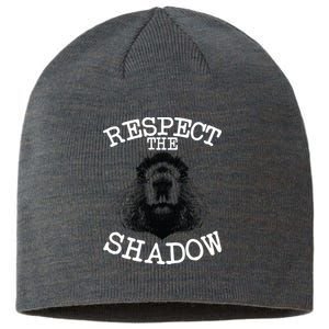 Respect The Shadow Groundhog Sustainable Beanie