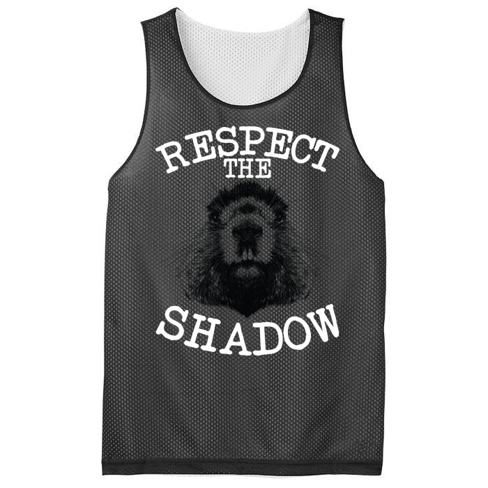 Respect The Shadow Groundhog Mesh Reversible Basketball Jersey Tank