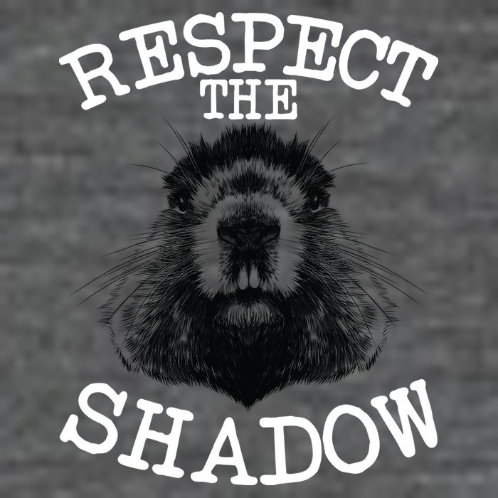 Respect The Shadow Groundhog Poster